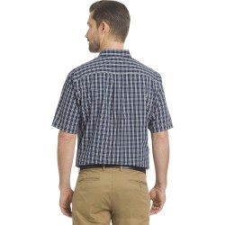 Men's Hamilton Poplins Short Sleeve Button Down Plaid Shirt
