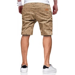 Men's Casual Shorts - Cotton Drawstring Summer Beach Stretch Twill Chino Golf Shorts